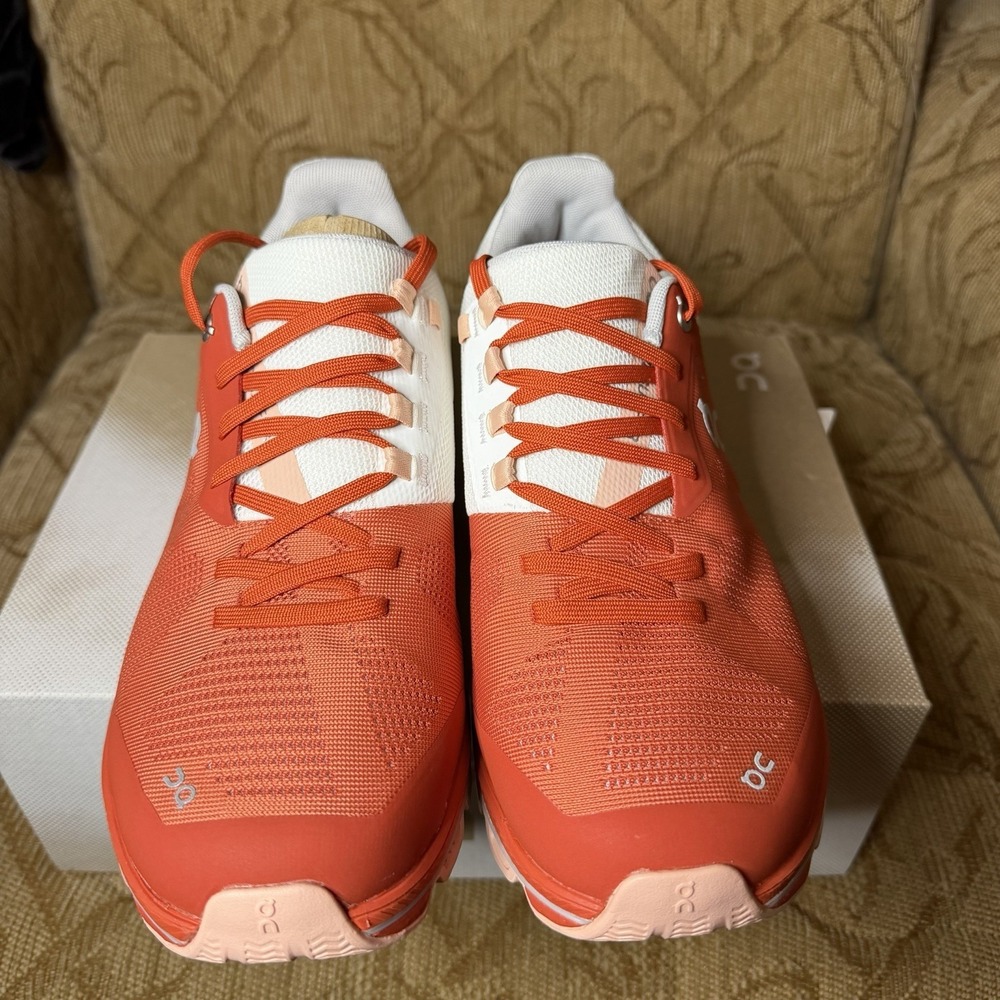 On Cloud Cloudsurfer Women's Size 10.5 Running Shoes Rust Rose Walking Athletic - Picture 4 of 8